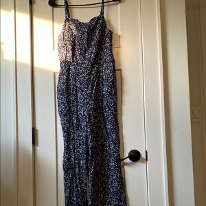 Old navy floral jumpsuit